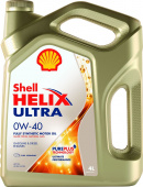 Моторное масло Shell Helix Ultra 0W-40, 4 л, 550055900, синтетическое от магазина А-маркет