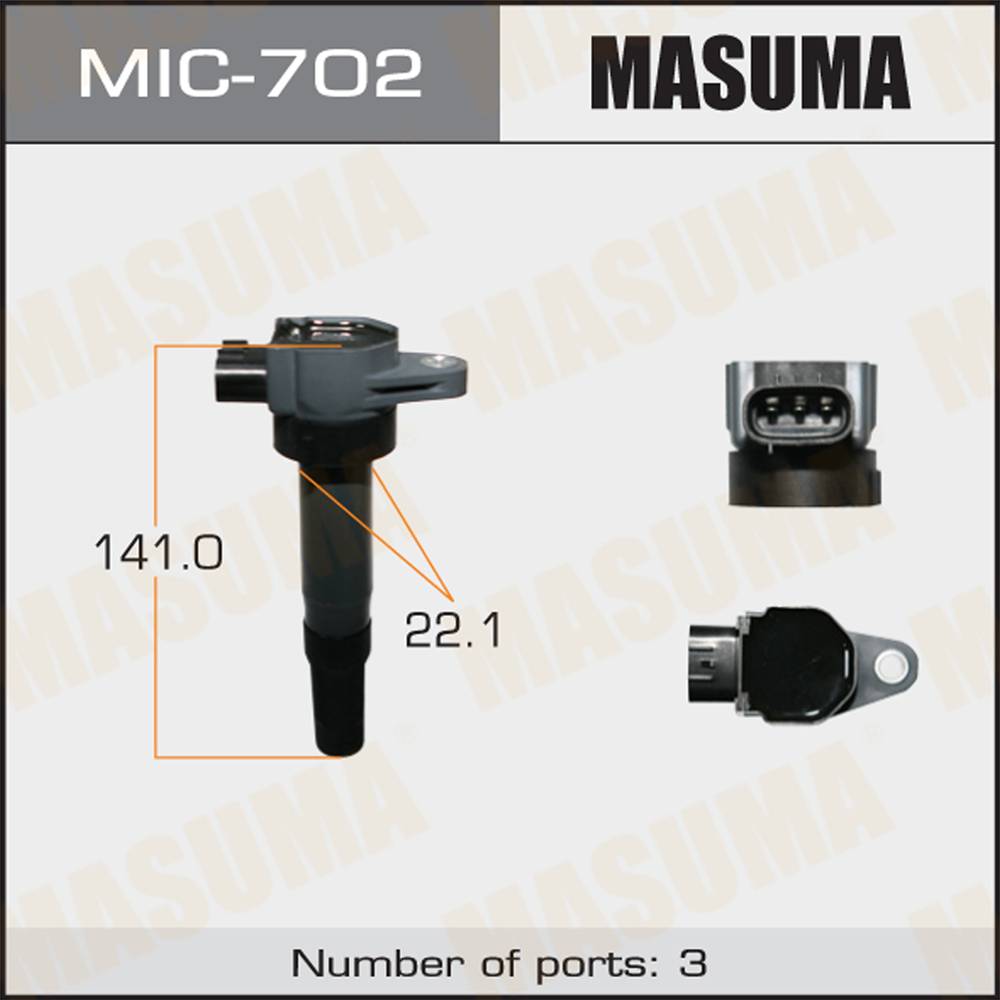 Катушка зажигания Suzuki SX4 06- (M16A) MASUMA MIC-702 от магазина А-маркет