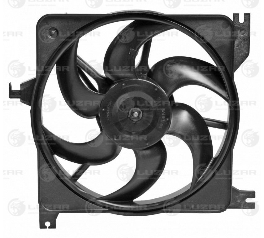 Мотор вентилятора на радиатор ВАЗ 2190 в сборе с диффузором Luzar LFc 0190 от магазина А-маркет
