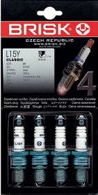 Свечи зажигания BRISK Classic L15Y, ВАЗ 2101-07, 4 шт, Чехия от магазина А-маркет