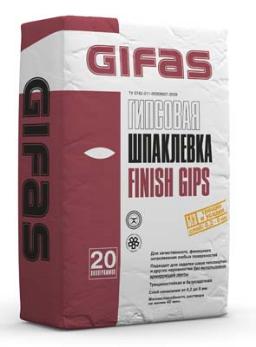 Шпатлевка GIFAS FINISH GIPS (20 кг) /60 от магазина А-маркет