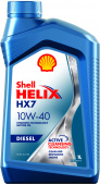 Моторное масло Shell Helix HX7 Diesel 10W-40, 1 л, 550046357, полусинтетическое от магазина А-маркет