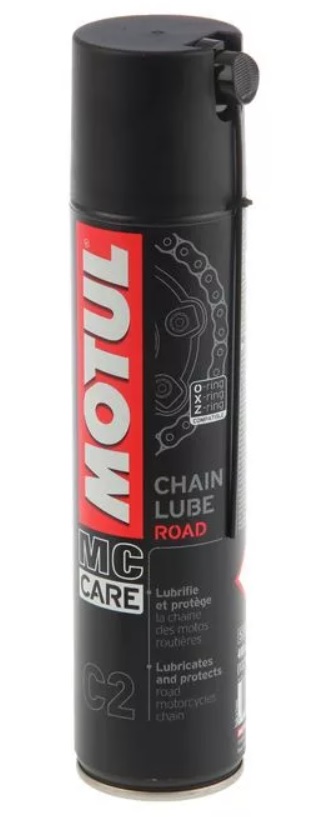 Смазка MOTUL C2 CHAIN LUBE ROAD для цепей дорожных мотоциклов аэрозоль 400мл 102981 от магазина А-маркет