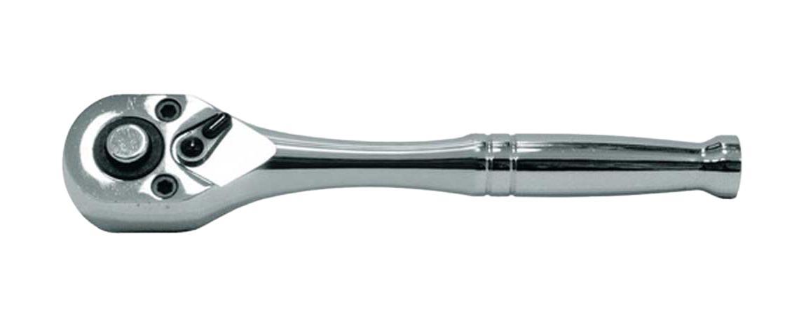 Трещотка 1/4" 140 мм 72 зубьев металическая ручка Ombra 281401 от магазина А-маркет