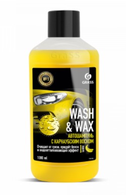 Автошампунь Grass с карнаубским воском Wash & Wax 1 л от магазина А-маркет