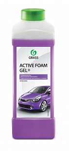 Автошампунь для б/мойки Grass Active Foam Gel + активная пена  1 л от магазина А-маркет