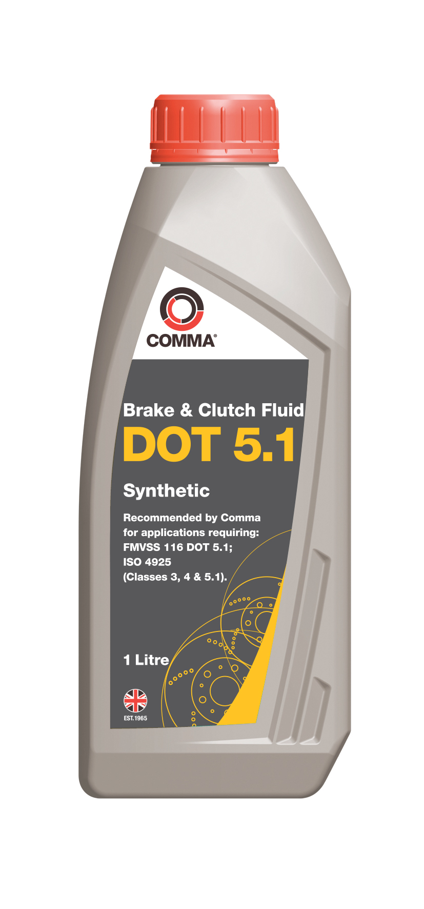 Тормозная жидкость COMMA  DOT 5.1 BRAKE FLUID 1л от магазина А-маркет