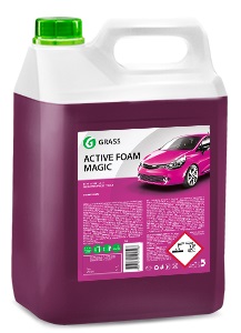 Автошампунь для б/мойки Grass Active Foam Magic активная пена  6 кг от магазина А-маркет