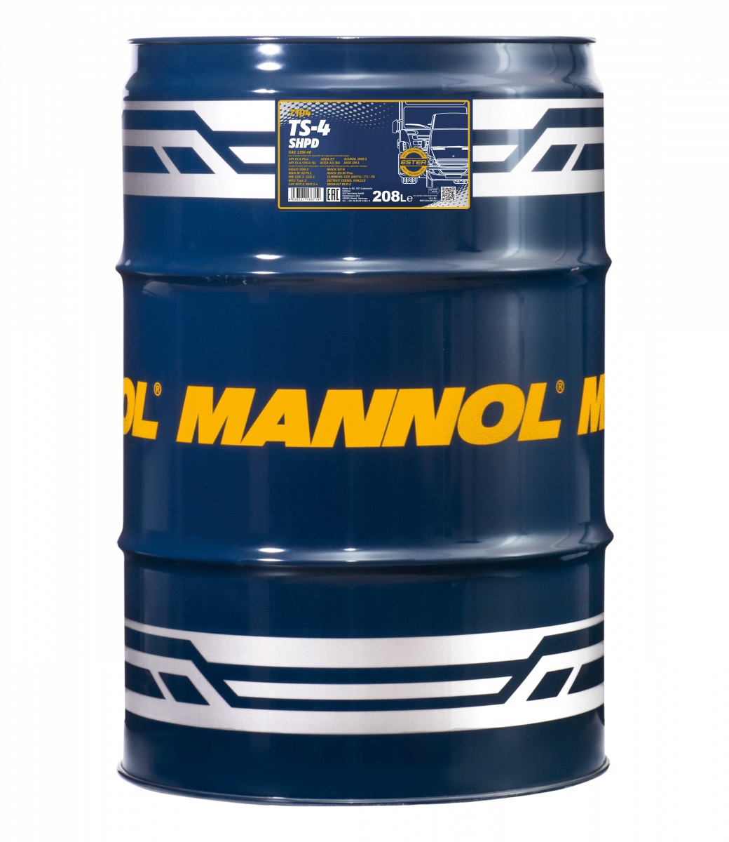 Моторное масло MANNOL TS-4 SHPD 15w-40 208л минеральное MN7104-DR от магазина А-маркет