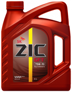 Трансмиссионное масло ZIC 75W-90 GFT GL-4/5, 4 л, 162629, синтетическое от магазина А-маркет