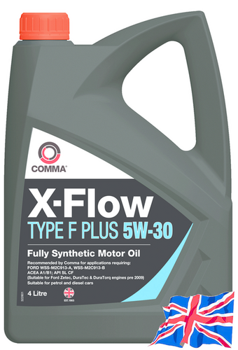 Моторное масло COMMA 5W-30 X-Flow TYPE F Plus 4л синтетическое от магазина А-маркет