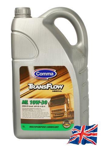 Моторное масло COMMA 10W-30 TransFlow ML 5л полусинтетическое от магазина А-маркет