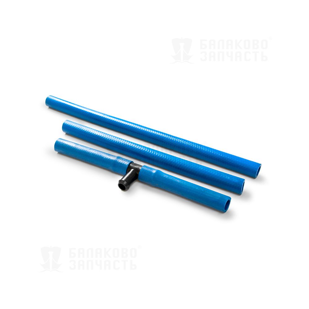 Патрубки отопителя ВАЗ 2110 армированный резина синий 3 шт. Балаково Запчасть от магазина А-маркет