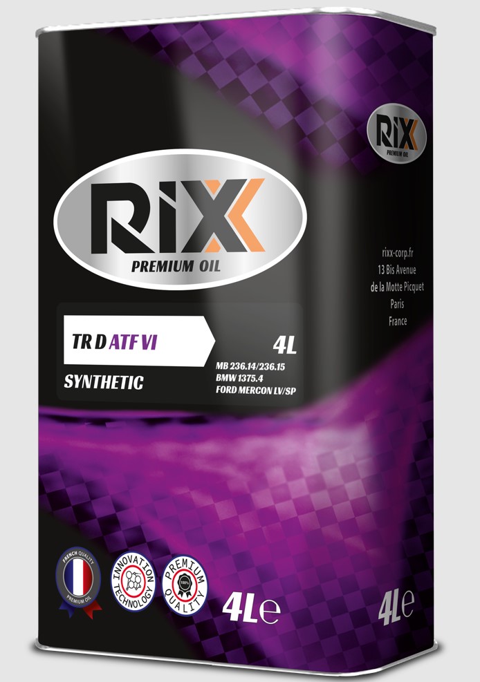 Трансмиссионное масло RIXX TR D ATF-VI 4л RX0007ATX от магазина А-маркет