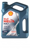 Моторное масло Shell Helix HX7 Diesel 10W-40, 4 л, 550046373, полусинтетическое от магазина А-маркет