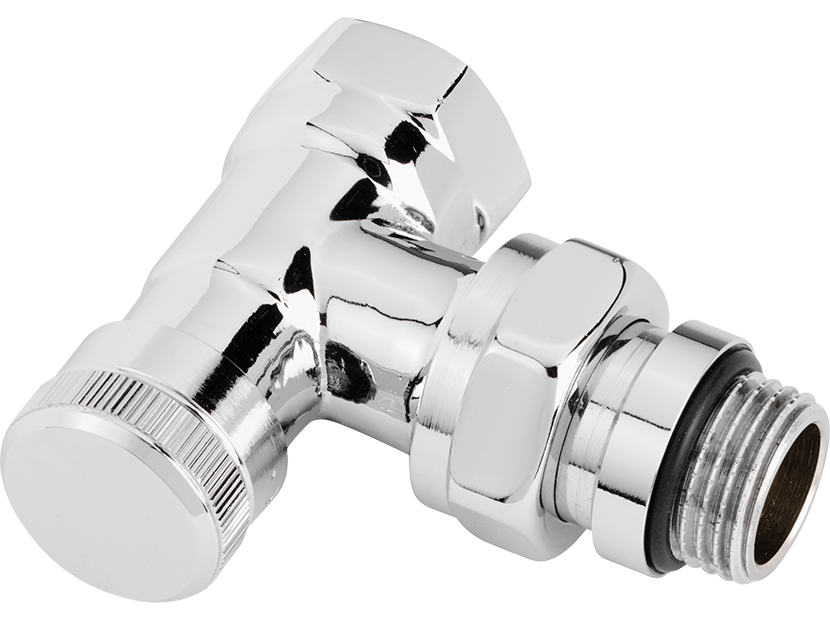 Запорный клапан RLV-CX, DN 15, угловой, хромированный от магазина А-маркет