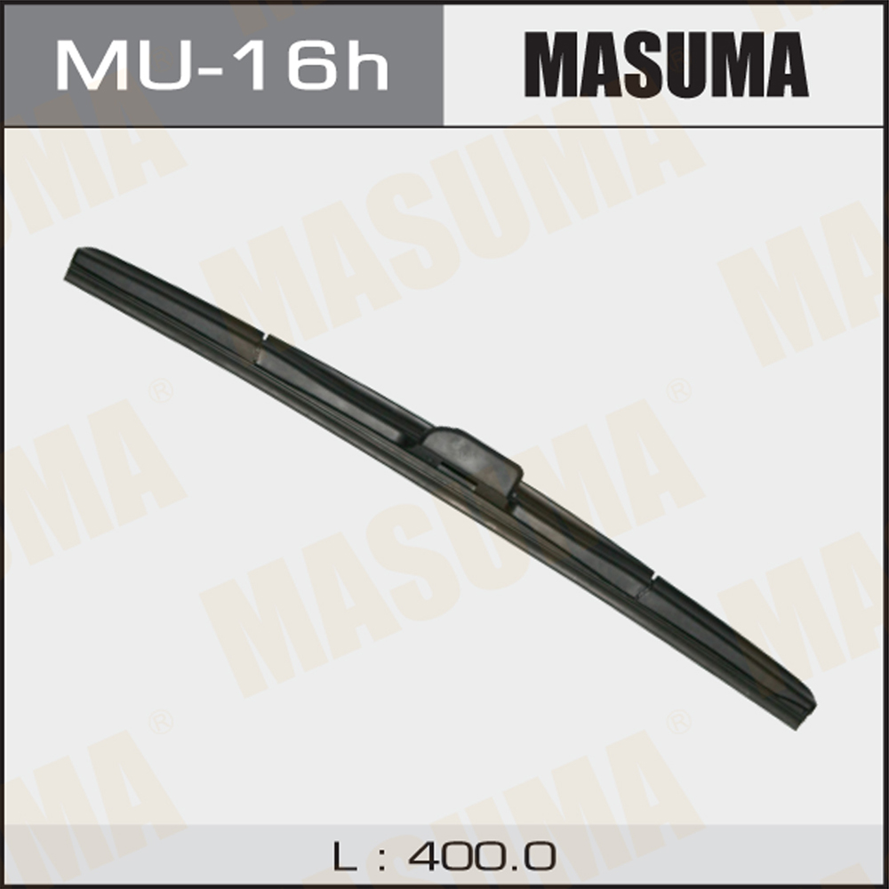Щетка стеклоочистителя гибридная MASUMA 400мм; 16'' крюк боковое MU-16h от магазина А-маркет