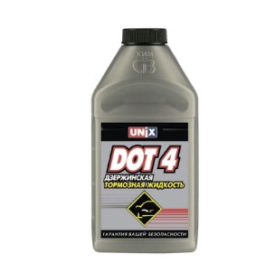 Жидкость тормозная UNIX Dot-4 910 г 4600169 от магазина А-маркет