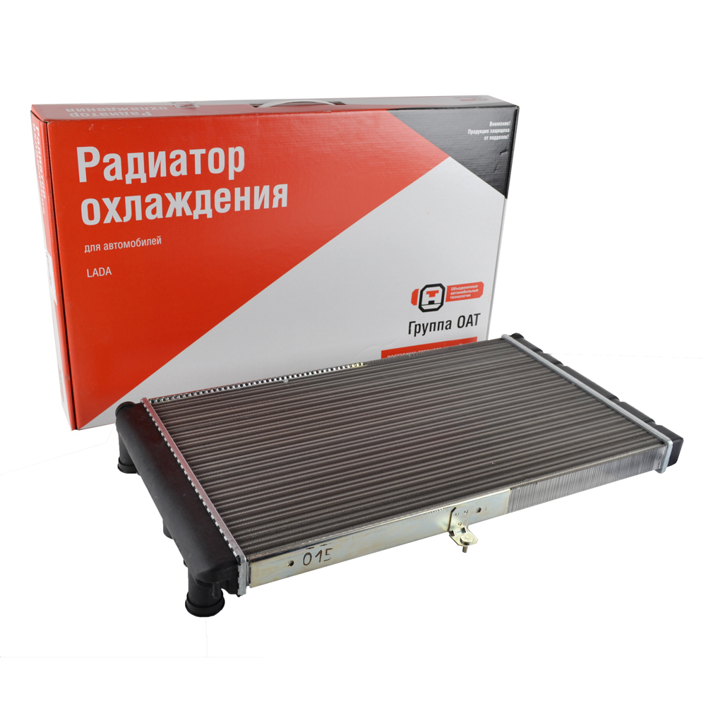 Радиатор охлаждения ВАЗ 2110-12 инжектор алюминий LADA ДААЗ 21120130101291 от магазина А-маркет