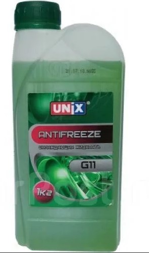 Антифриз Unix зеленый G11 1 кг 4602507 от магазина А-маркет