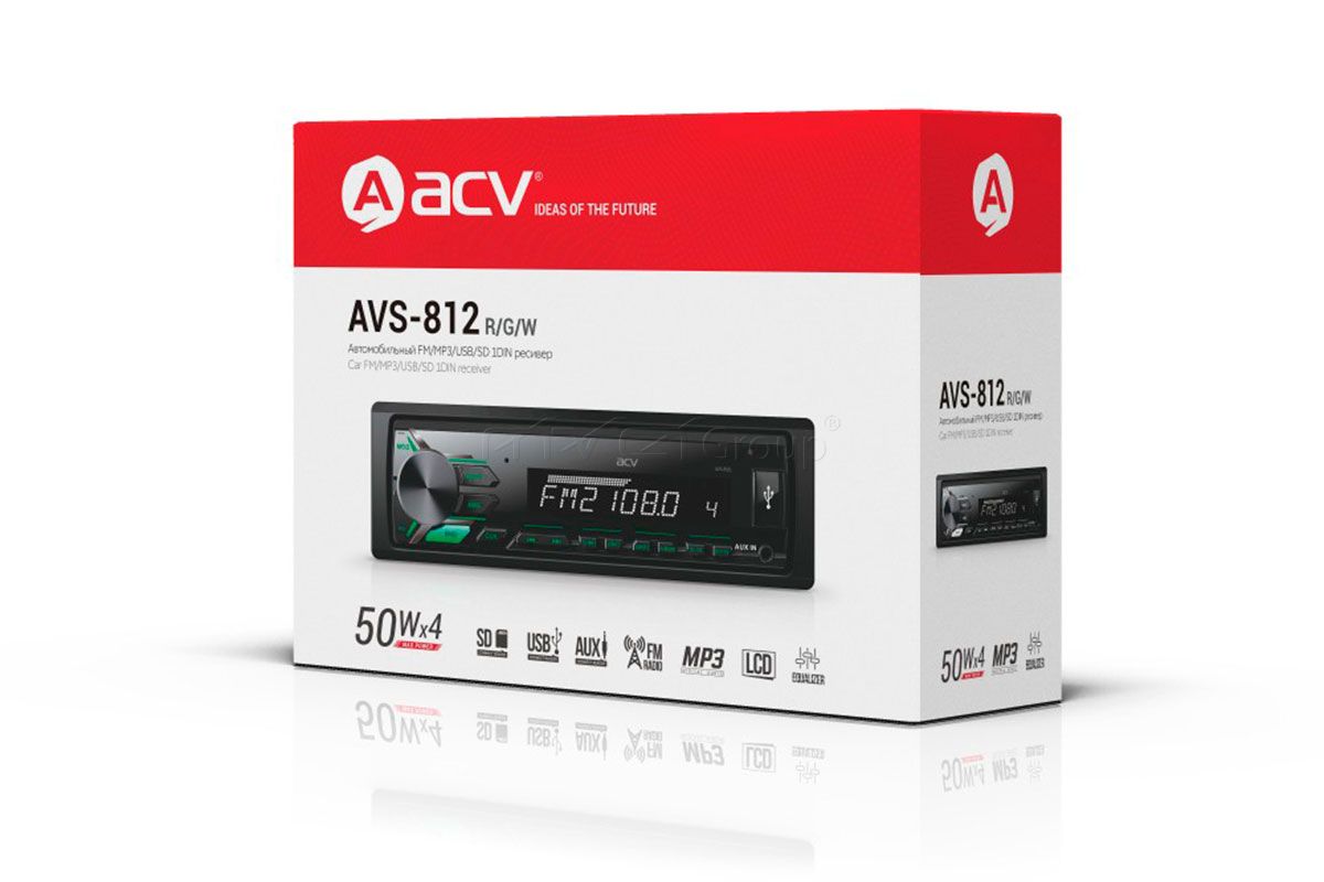 Автомагнитола ACV AVS-812R от магазина А-маркет